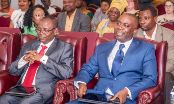 group of people attending event